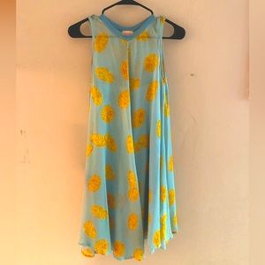 Gorman sleeveless sheer layer print dress - Sz 8 (AU) Sz 4 (USA)